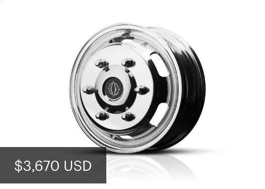 Alcoa Aluminum Wheels with Black Finish