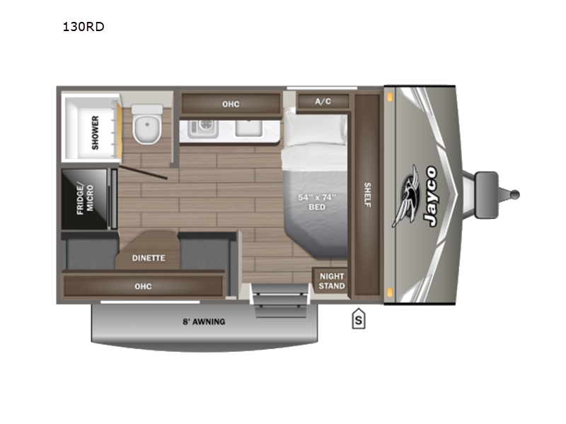 2027 JAYCO JAY FLIGHT SPORT 130 RD floorplan