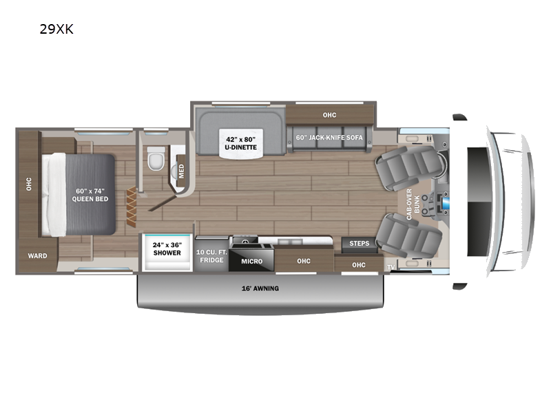2027 Jayco Redhawk 29XK floorplan