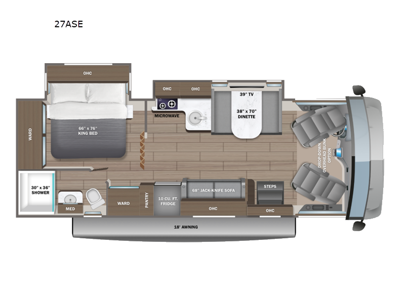 2027 Jayco Alante SE 27ASE floorplan