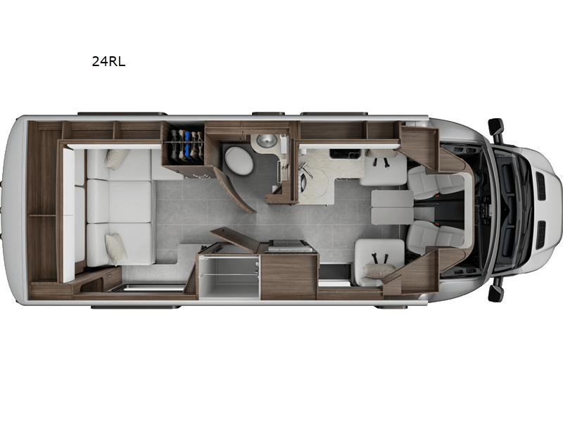 2027 Leisure Travel Wonder 24RL floorplan