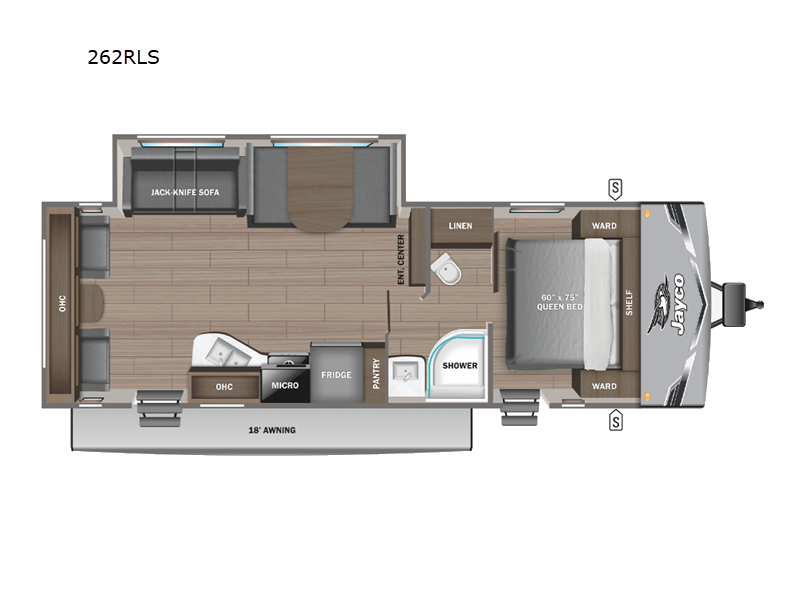 2027 Jayco Jay Flight SLX 262RLS floorplan