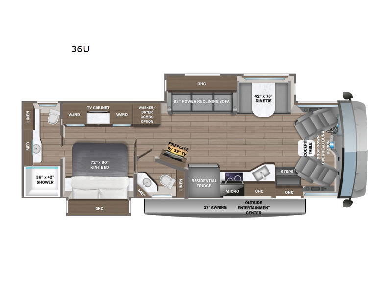2027 Jayco Precept Prestige 36U floorplan