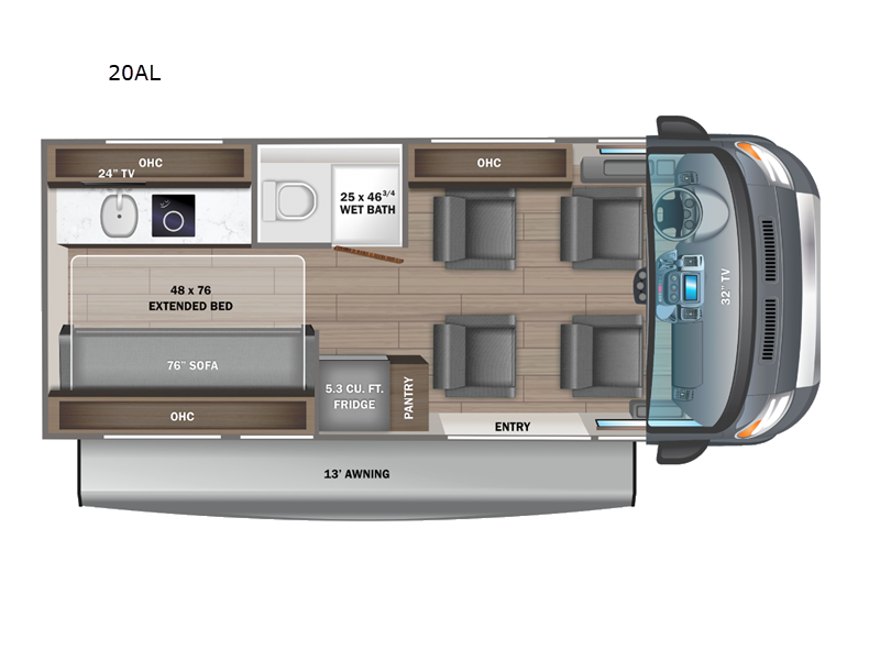 2027 Jayco Swift Li 20AL floorplan