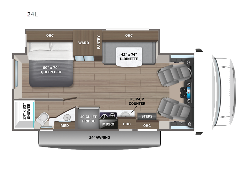 2027 Jayco Melbourne 24L floorplan