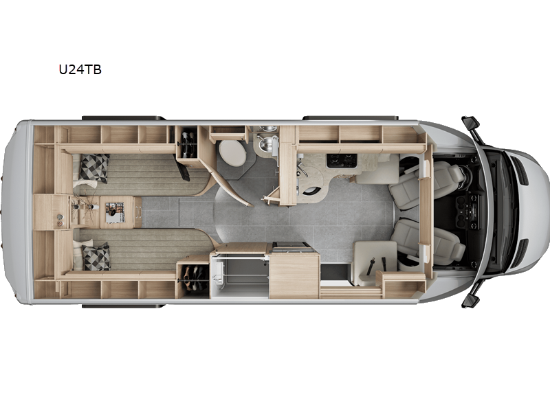 2027 Leisure Travel Unity U24TB floorplan