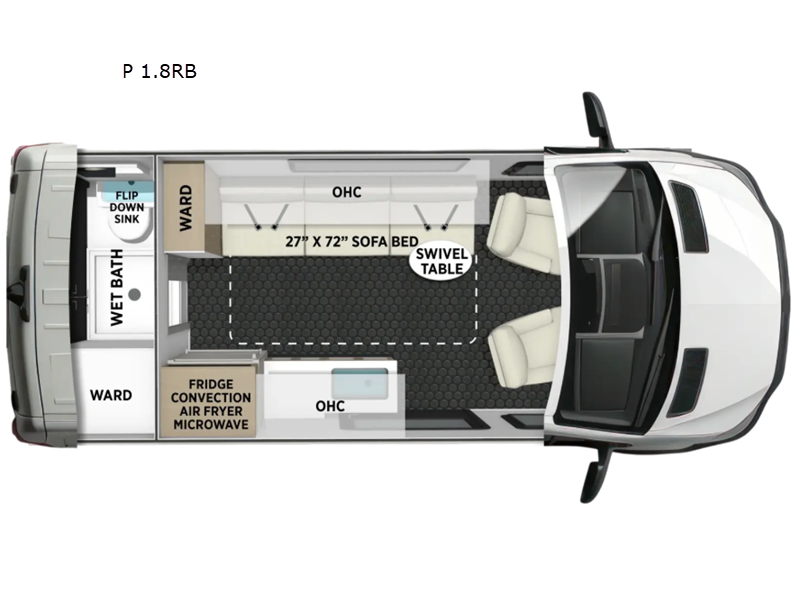 2027 Coachmen Rv Pixel 1.8 RB floorplan