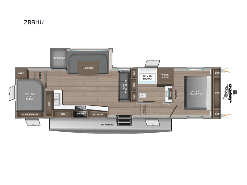 2027 Jayco Eagle SLE 28BHU floorplan