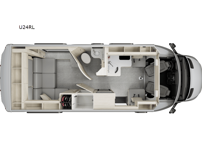 2027 Leisure Travel Unity U24RL floorplan