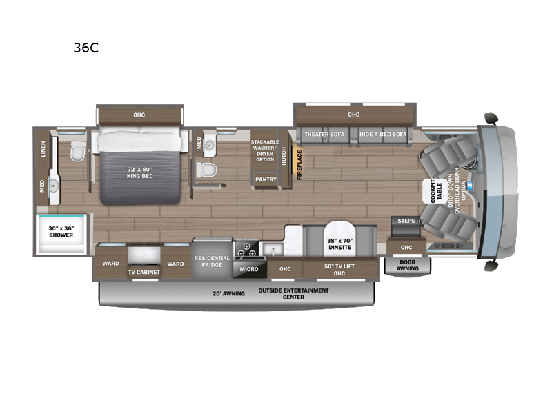 2027 Jayco Precept 36C floorplan