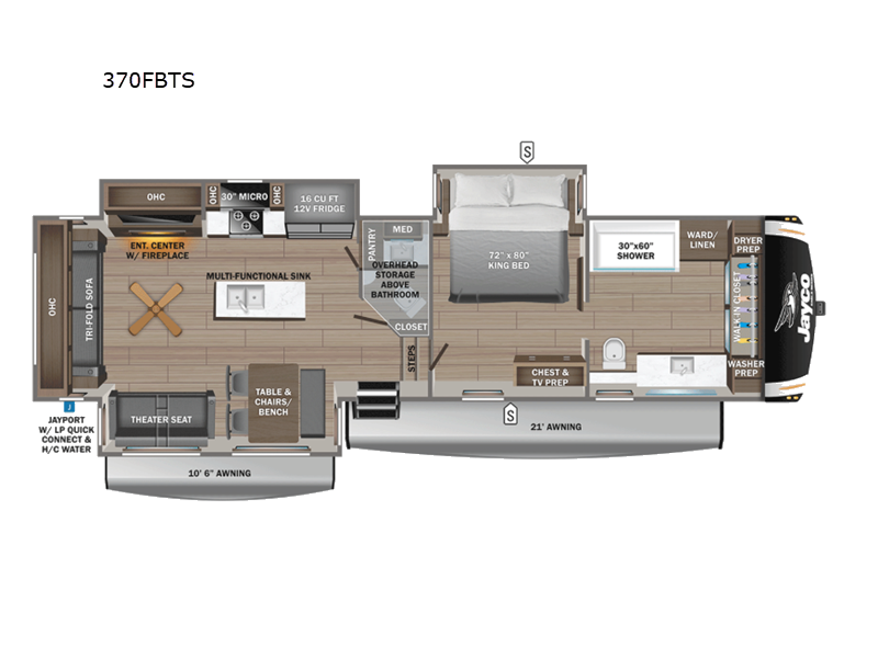 2027 Jayco Eagle 370FBTS floorplan