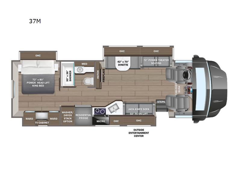 2027 Jayco Seneca Prestige 37M floorplan
