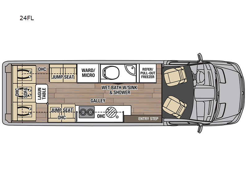 2027 Coachmen Rv Galleria 24FL floorplan