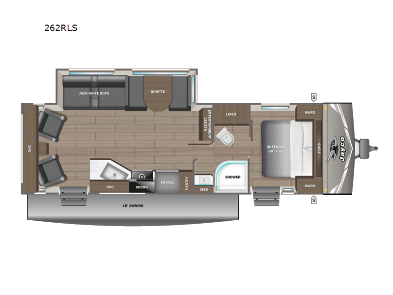 2027 Jayco Jay Flight 262RLS floorplan