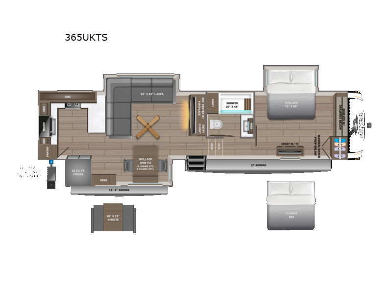2027 Jayco Eagle 365UKTS floorplan