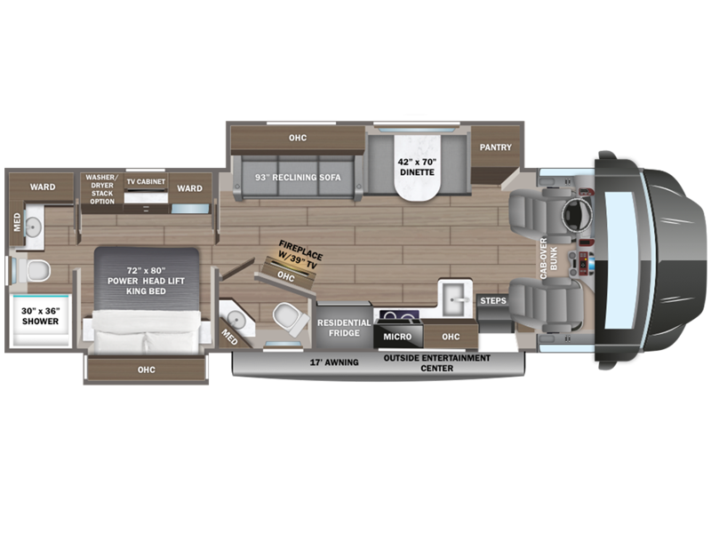 2027 Jayco Seneca 37K floorplan