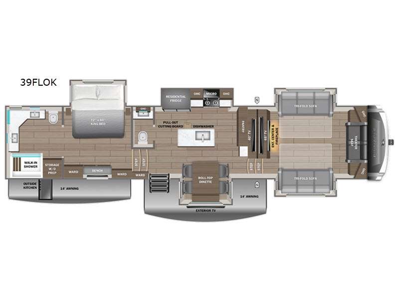 2027 Jayco Pinnacle 39FLOK floorplan