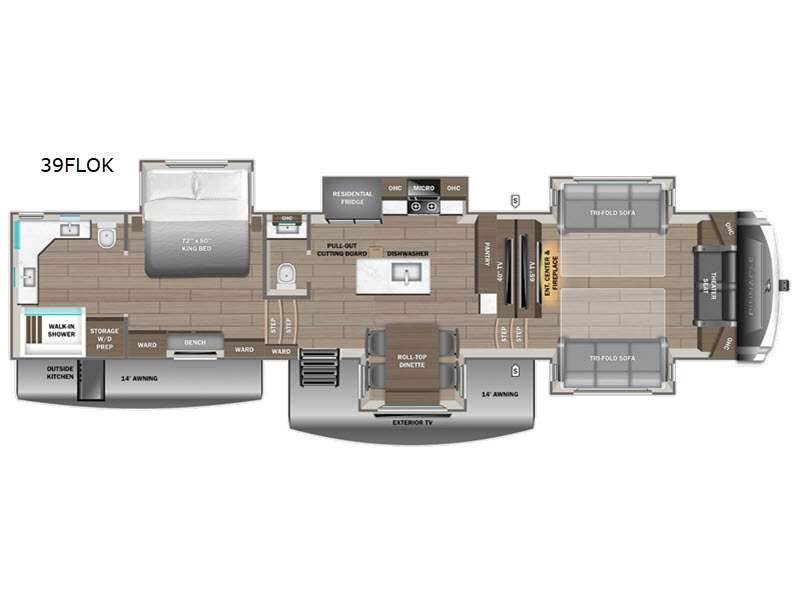 2027 Jayco Pinnacle 39FLOK floorplan