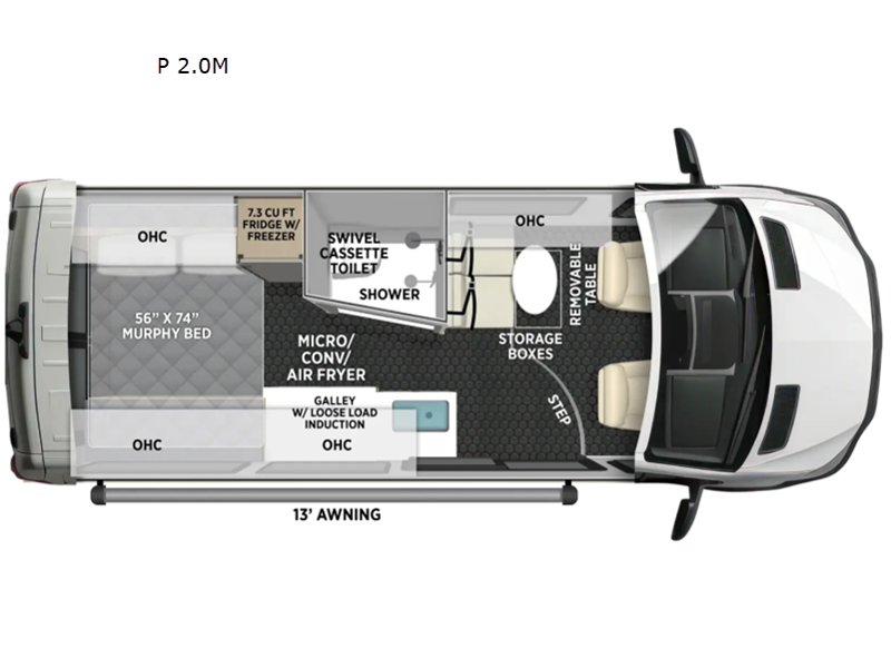 2027 COACHMEN HELIX 2.2 floorplan