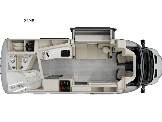 2023 LEISURE WONDER 24 MBL floorplan