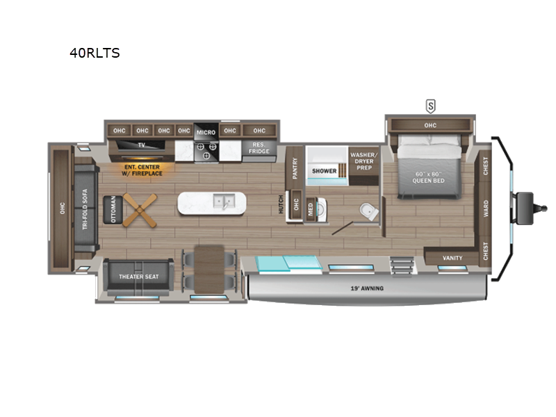 2027 Jayco Jay Flight Bungalow 40RLTS floorplan