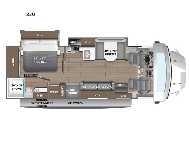 2027 Jayco Greyhawk XL 32U floorplan