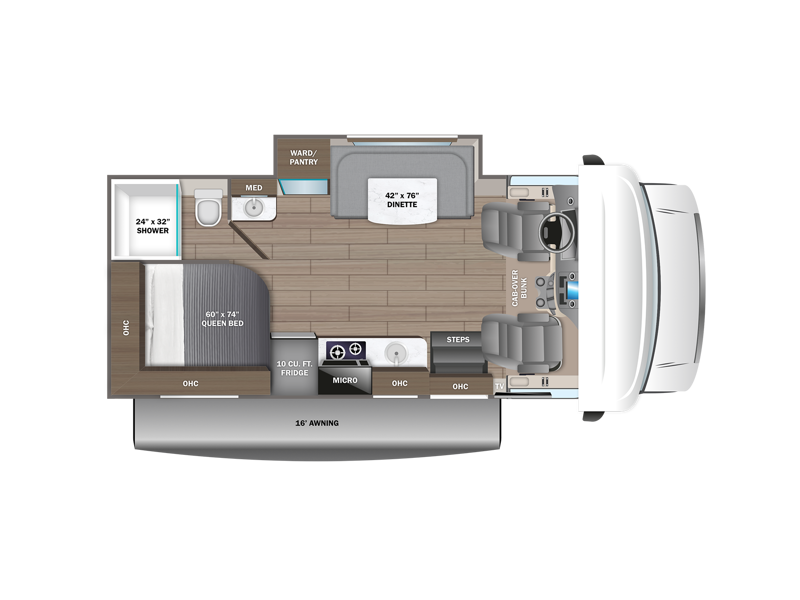 2027 Jayco Redhawk SE 22A floorplan