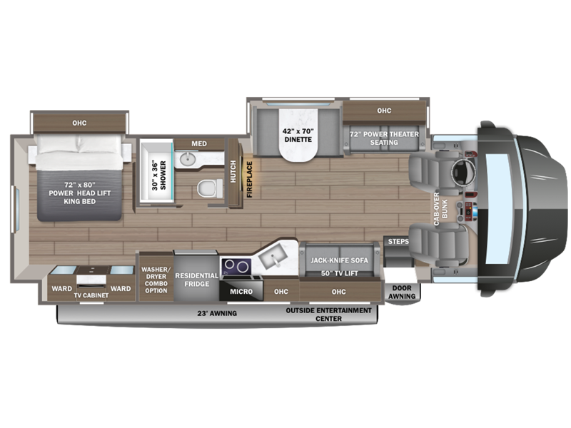 2027 Jayco Seneca 37M floorplan