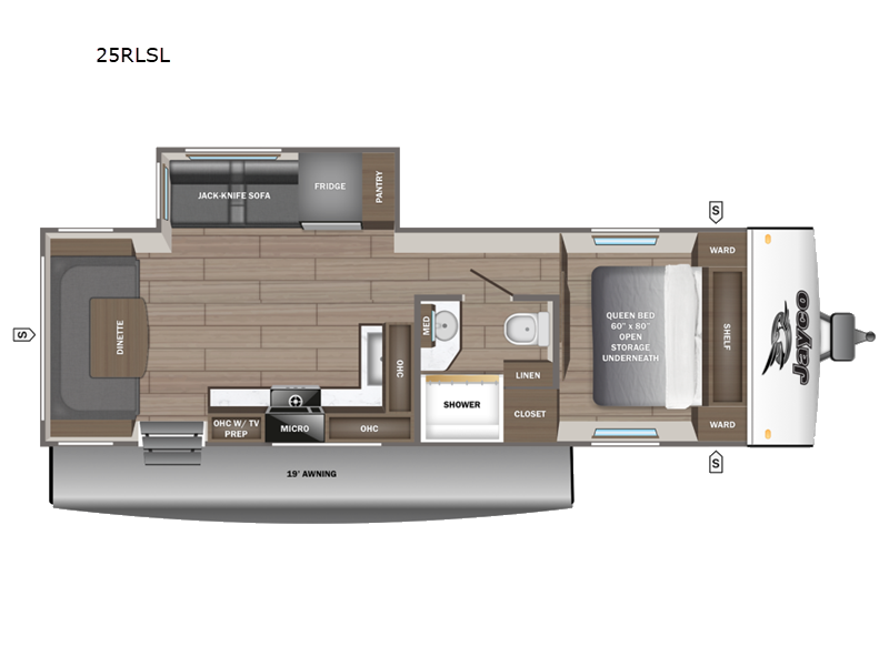 2027 Jayco Jay Feather SL 25RLSL floorplan
