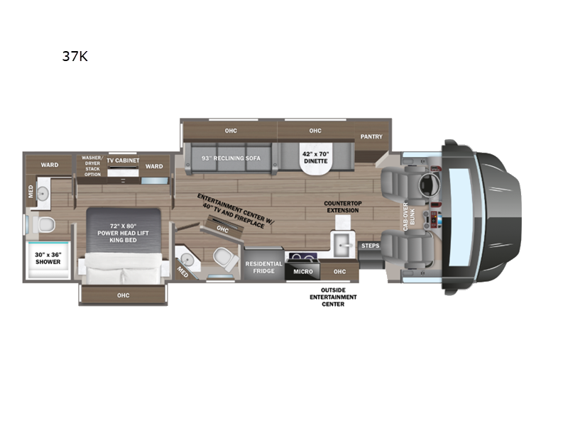 2027 Jayco Seneca Prestige 37K floorplan