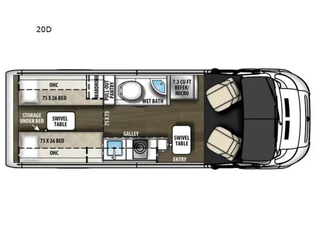 2027 Coachmen Rv Nova 20D Li3