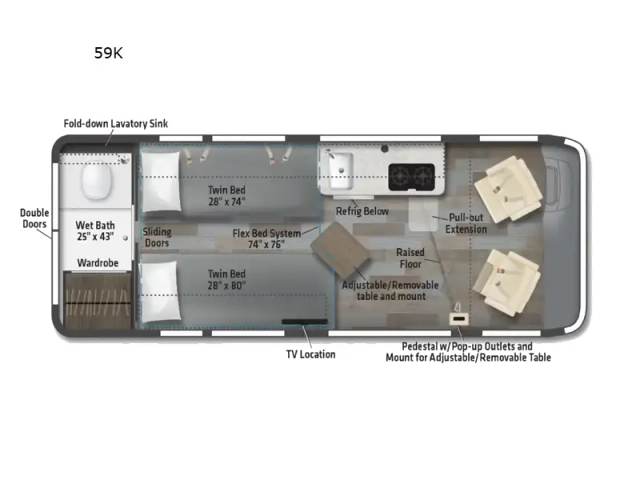 2027 Winnebago Travato 59K