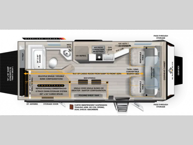 2027 Ember Rv Overland Series 240TKR