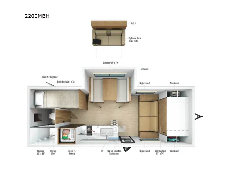 2027 Winnebago Micro Minnie 2200MBH