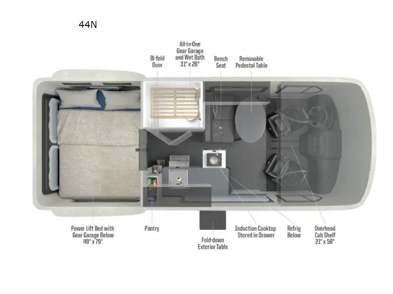 2027 Winnebago Revel Sport 44N