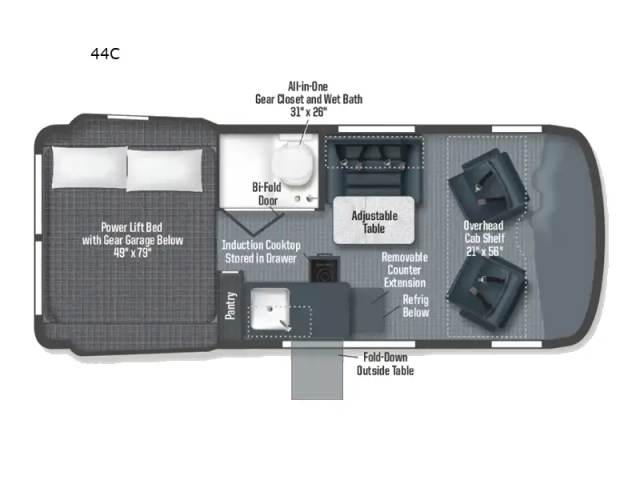 2027 Winnebago Revel Sport 44C