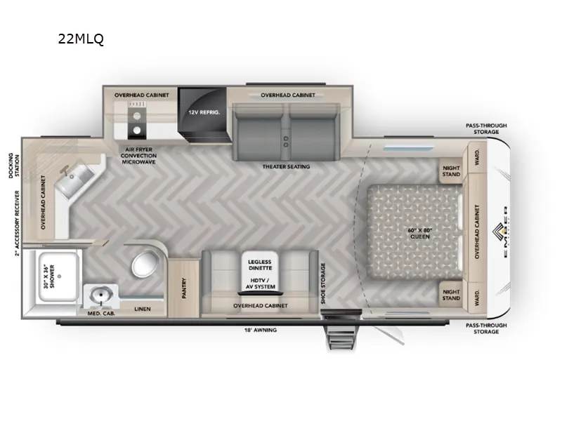 2027 Ember Rv E-Series 22MLQ