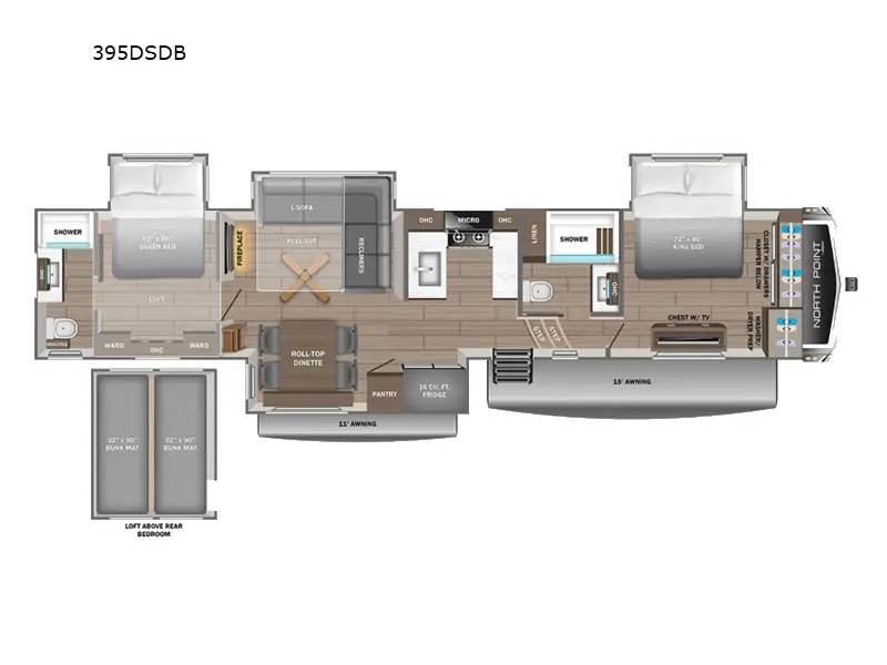 2027 Jayco North Point 395DSDB