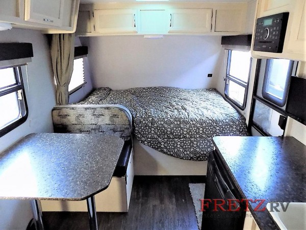 Micro Minnie travel trailer interior